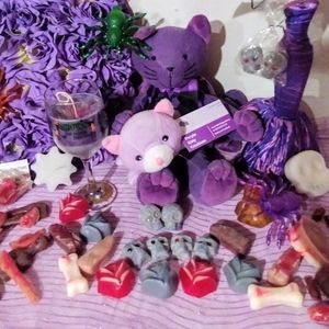 PurpleKitty Creations/Candles/Halloween/handmade